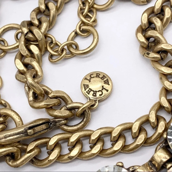 J. Crew Cream and Yellow Opalescent Jeweled Necklace - Picture 4 of 4